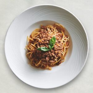 76. Spaghetti kødsauce
